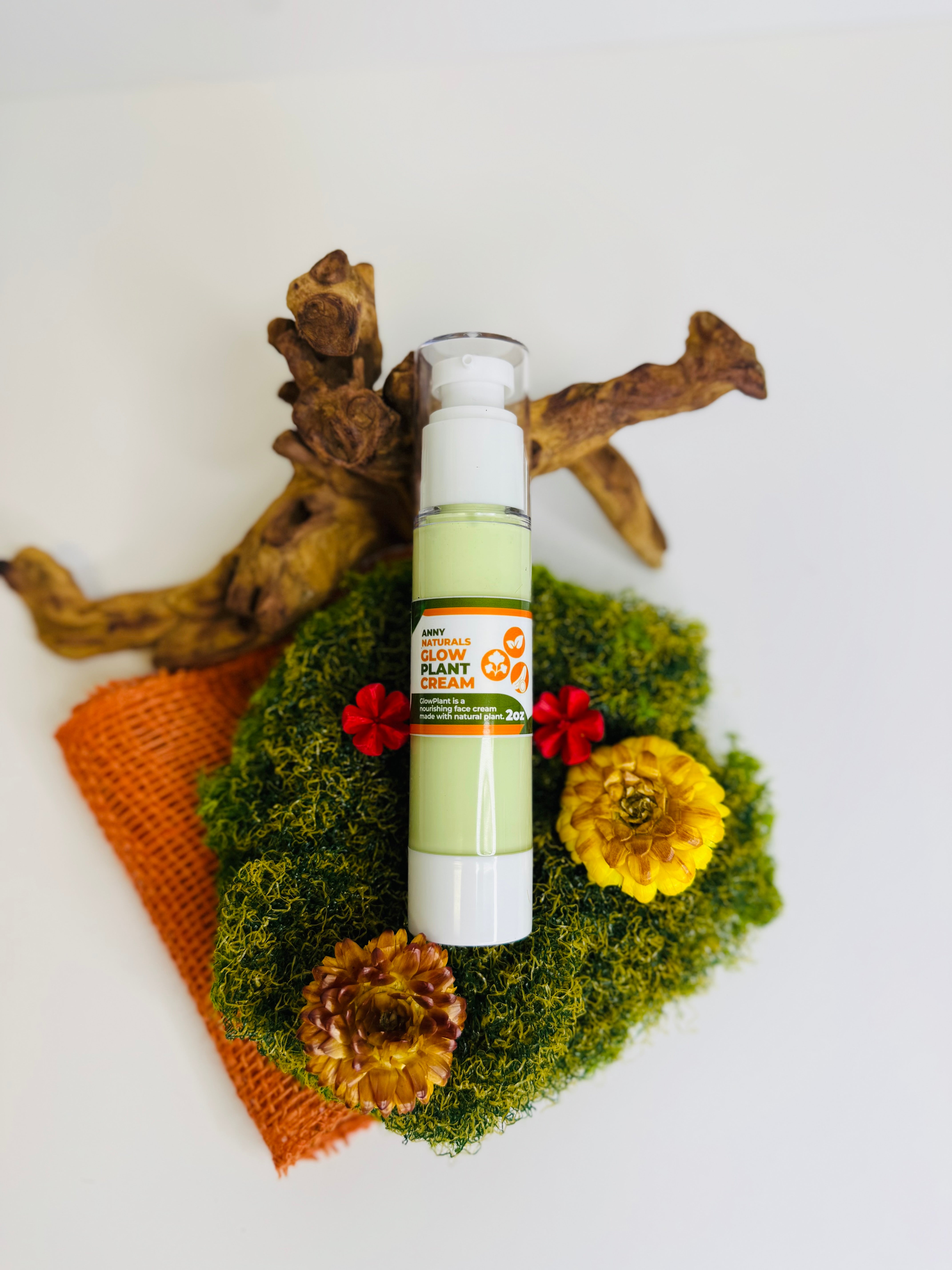 GlowPlant Cream – Herbal Moisturizing Cream (2 oz)