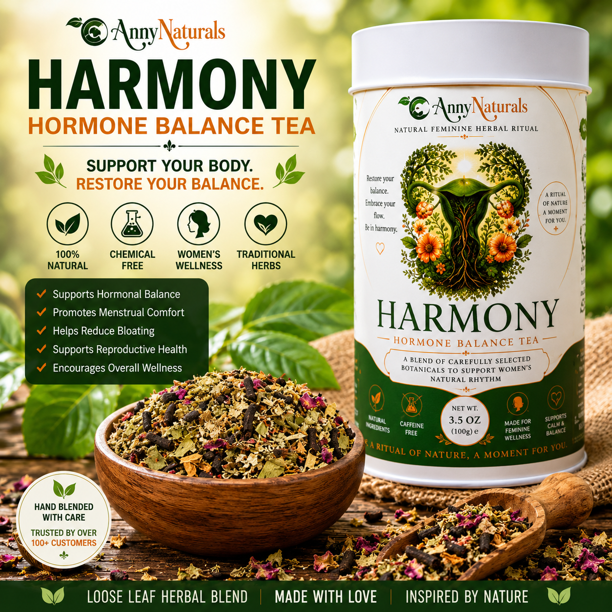 Harmony hormone balance tea