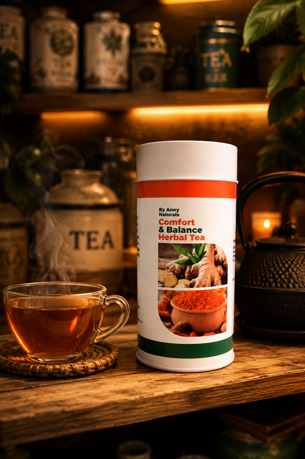 Comfort & Balance Herbal Tea (tea anti enflamasyon )
