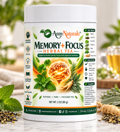 Memory + Focus Herbal Tea – 3 oz