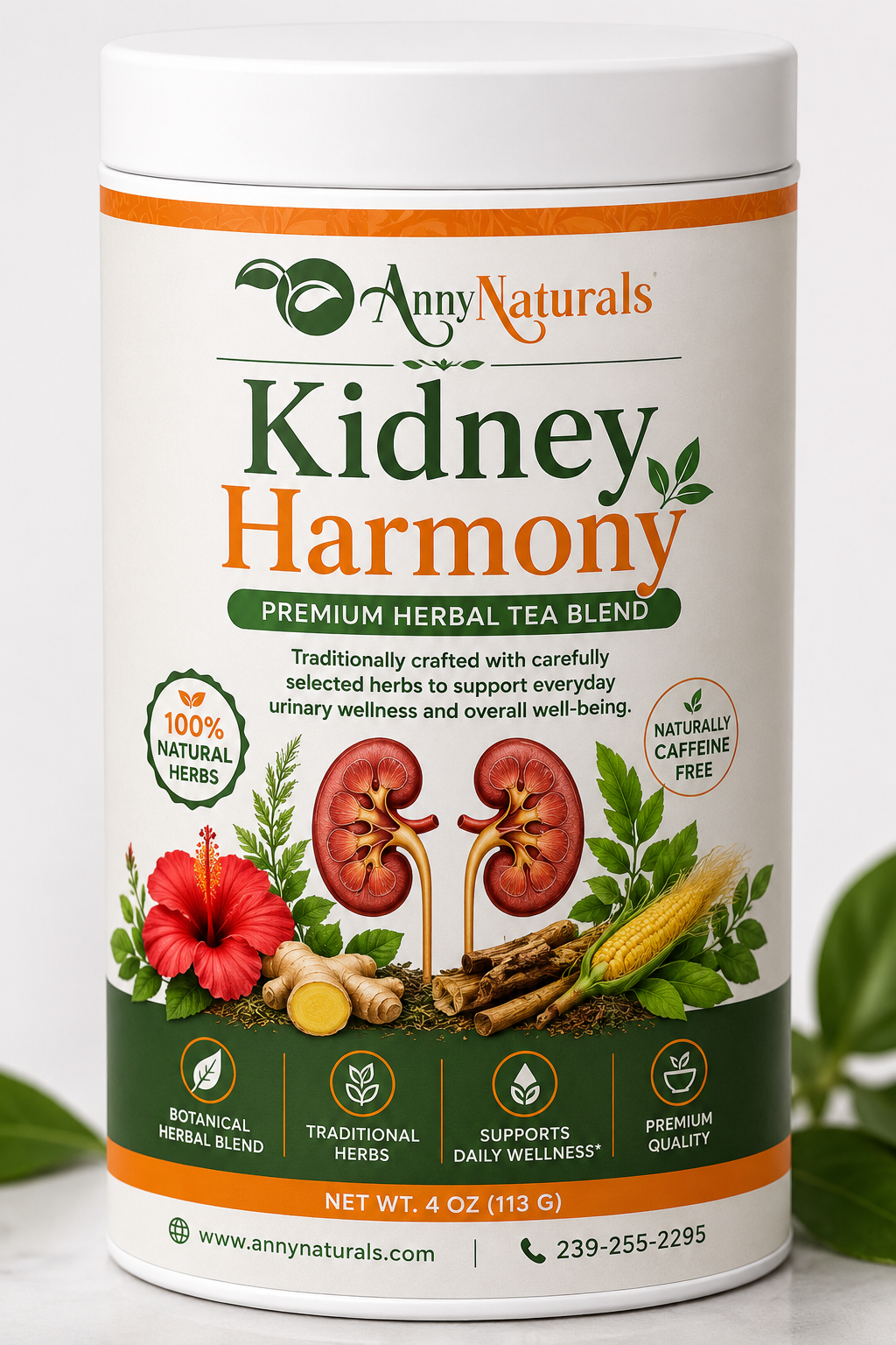 Kidney Harmony Herbal Tea Blend | Natural Herbal Wellness Tea