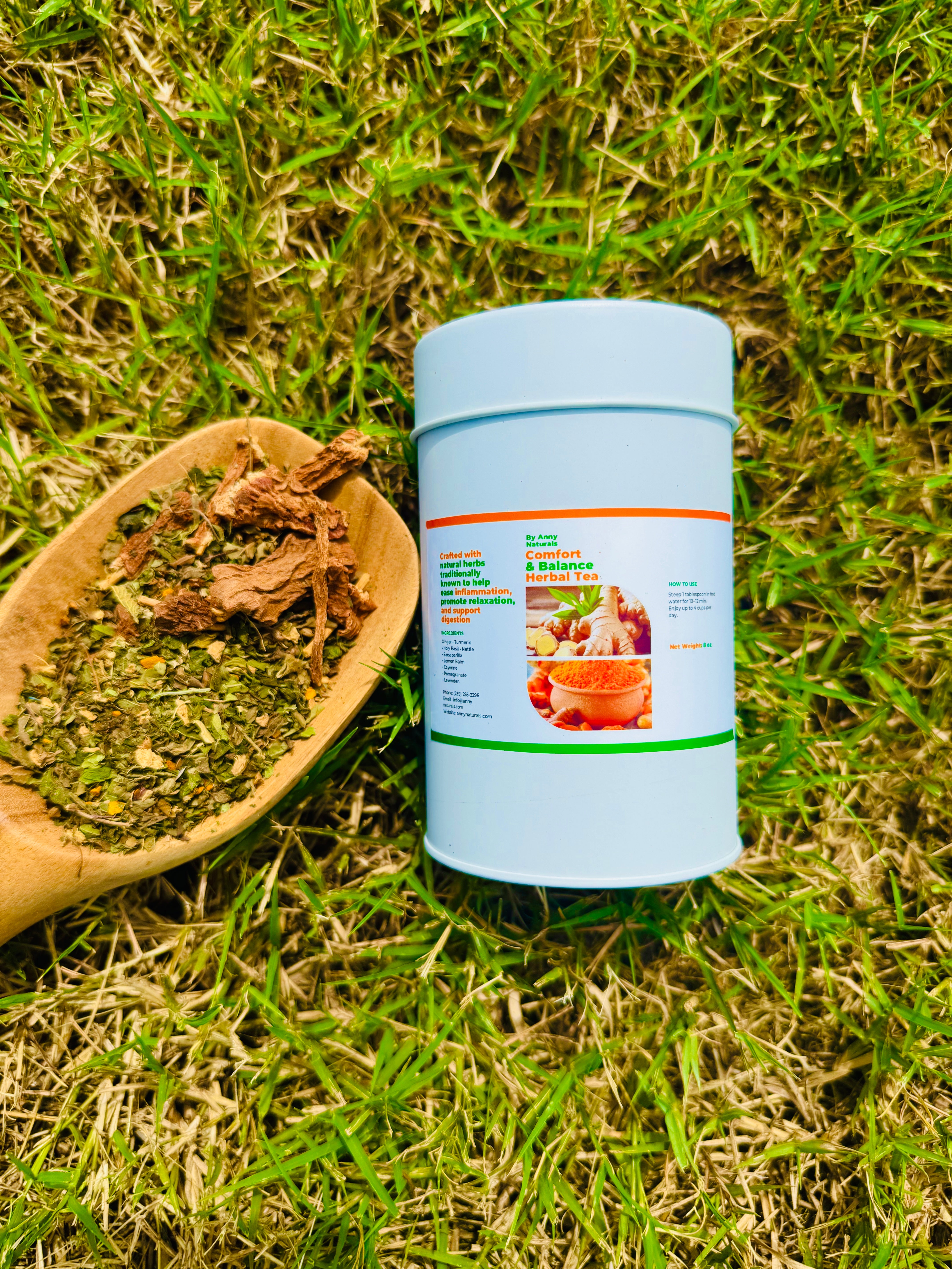 Comfort & Balance Herbal Tea (tea anti enflamasyon )